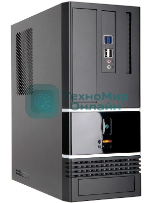 Компьютерный корпус INWIN BK623BL USB 3.0 (Micro-ATX, RB-S400BN1-0, 400W, 2xUSB 3.0, 2xUSB 2.0+Audio, черный)