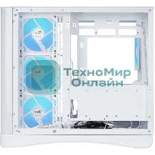 Корпус SAMA V62S, Midi-Tower, белый, 4 x 120 мм