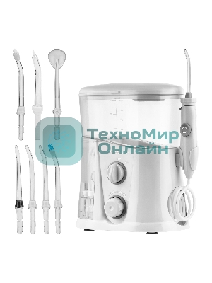 Ирригатор Galaxy Line GL 5001 белый, от сети, 1000 мл, 10 режимов