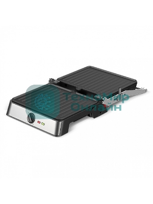 Гриль электрический BQ GR3007, черный/стальной