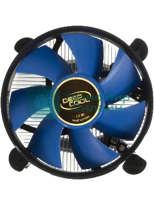 Кулер для процессора DEEPCOOL THETA 21 PWM черный/синий, 92 мм, алюминий, 2400 об/мин, 33.4 дБ, 4 pin, 95 Вт, 60.5 мм