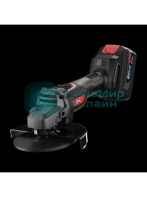 Угловая шлифовальная машина аккумуляторная Deli DC601, (2АКБ*4А·ч + ЗУ, 20В, 115мм, М14, 3500/6000/8500об/мин, сумка)