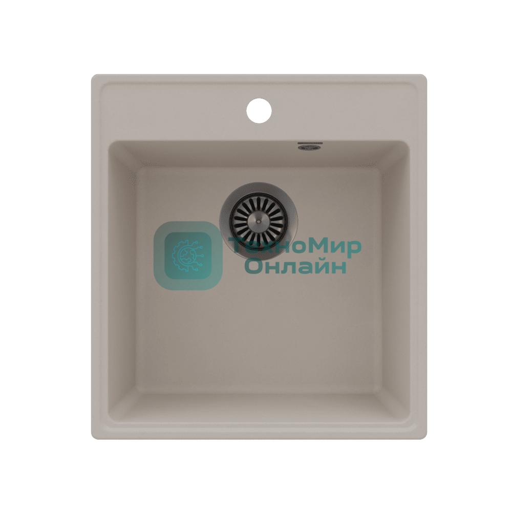 Кухонная мойка Maunfeld Perla 460 MFQS-460LBG светло-бежевый