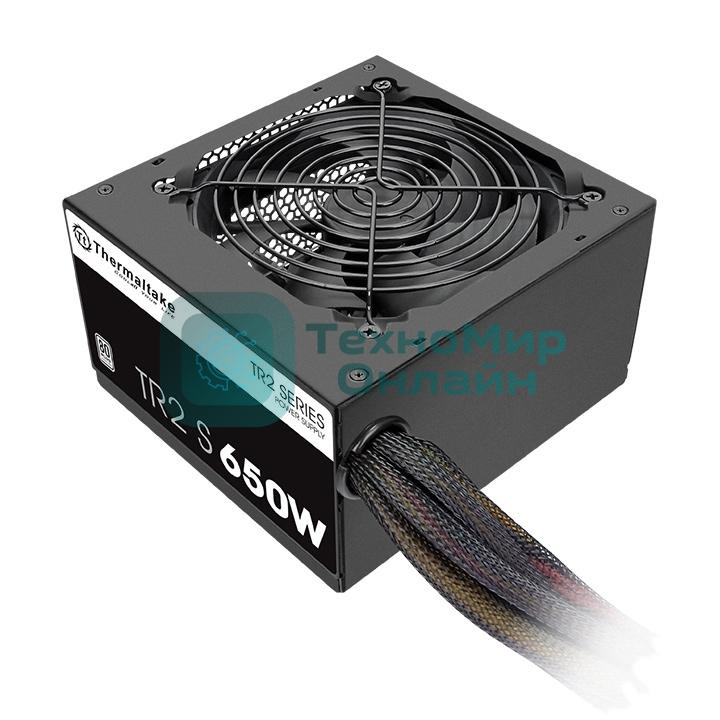 Блок питания Thermaltake ATX 650W TR2 S V2 80 PLUS белый (20+4pin) APFC 120мм fan 5xSATA RTL