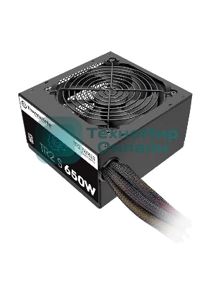 Блок питания Thermaltake ATX 650W TR2 S V2 80 PLUS белый (20+4pin) APFC 120мм fan 5xSATA RTL