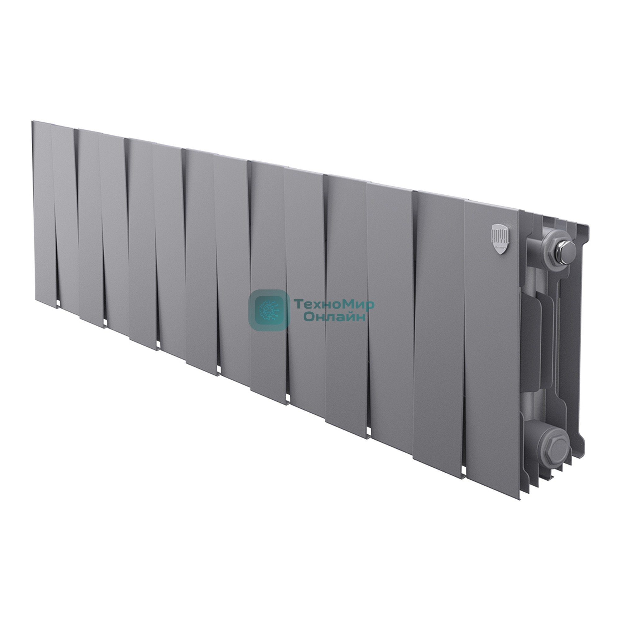 Радиатор биметаллический Royal Thermo PianoForte 200 Серебристый - 14 секц.