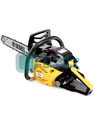 Пила цепная бензиновая Denzel DGS-5218, шина 45 см, 52см3, 3,5 л.с., шаг 0,325, паз 1,5 мм,