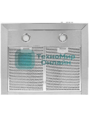 Вытяжка каминная Elikor Квадра 60Н-430-К3Д нержавеющая сталь, 60 см, 430 куб. м/ч, 54 дБ