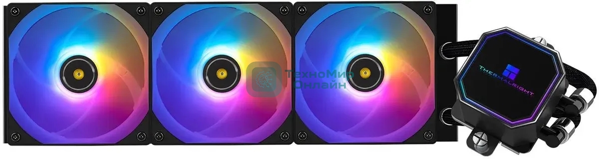 Система жидкостного охлаждения Thermalright Frozen Prism 360 ARGb Soc-AM5/AM4/1151/1200/2066/1700 черный 4-pin 27dB Al Ret (F-PRISM-360-BL-ARGb)
