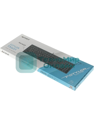 Клавиатура проводная A4Tech Fstyler FX60H, USB, серый/белый