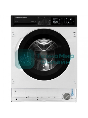 Встраиваемая стиральная машина Zigmund & Shtain BWM 04 белый, загрузка фронтальная 8 кг, 1400 об/мин, класс: A+++
