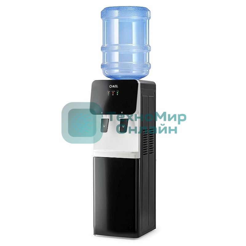 Кулер для воды AEL LD-85C, верхняя загрузка, нагрев 95 °С, охлаждение 8 °С, черный