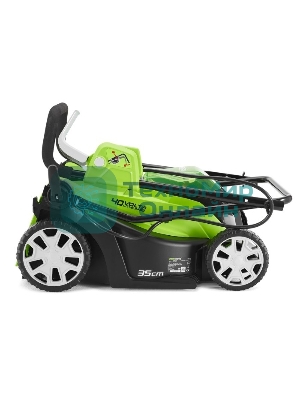 Газонокосилка аккум.GREENWORKS 2501907UA40В 35 см (в компл. 1 аккум 40В 2 А/ч + ЗУ)