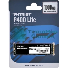 Накопитель SSD Patriot P400 Lite 1Tb M.2 2280 NVMe PCle 4.0 x4 R3500/W2700 TbW 560Tb 3D NAND with HS