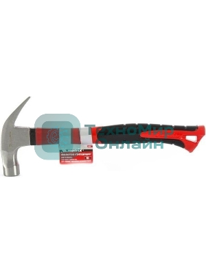 Молоток-гвоздодер Matrix ''optimal'' 450 г, боек c магнитом, фибергласовая обрезиненная рукоятка