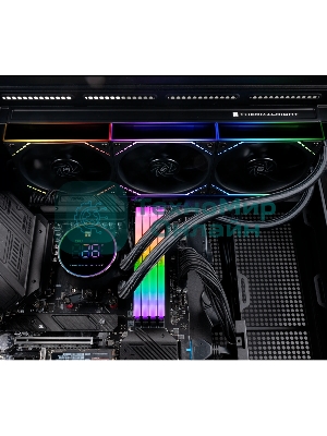 Система жидкостного охлаждения Thermalright Frozen Magic 360 Digital V2 ARGB Soc-AM5/AM4/1200/1700/1851 черный 4-pin 28dB Al LCD Ret (F-MAGIC-360-DIGITAL-BL-ARGB-V2)
