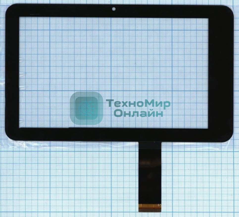 Сенсорное стекло (тачскрин) 04-0700-0618 V2, черное