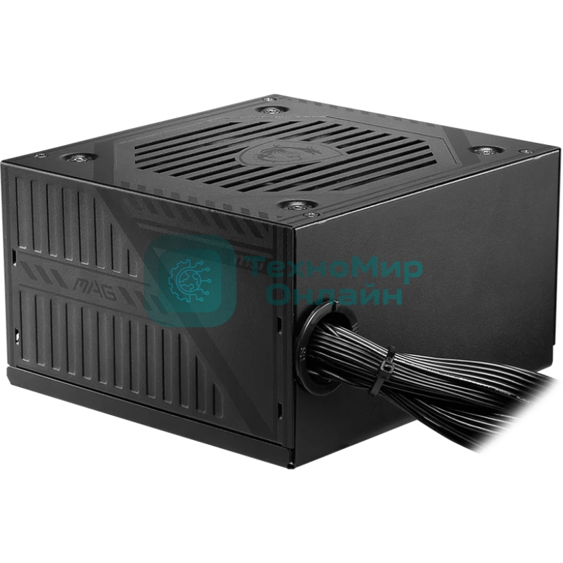 Блок питания MSI MAG A500DN (306-7ZP6A11-809), 500Вт, 80 PLUS Standard, 120мм, черный