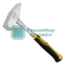 Молоток слесарный Denzel 800 г, цельнометаллический, двухкомпонентная рукоятка