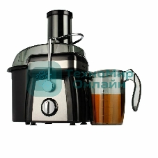 Соковыжималка KELLI KL-5093 серебристый/черный, центробежная, 1500 Вт, 1000 мл, механическое