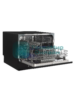 Посудомоечная машина Бирюса DWC-506/7 B, черный, 55см, 6 компл., 49 дБ, класс A+