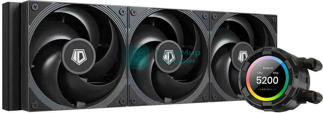 Система жидкостного охлаждения ID-Cooling SL360 PRO SE черный 120мм алюминий+медь 2000rpm 27.2db 4-pin 350W