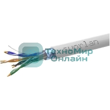 Кабель информационный Suprlan Median 01-1033-1, cat.5e FTP 4X2X24AWG PVC внутренний 305м, серый