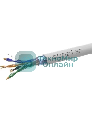 Кабель информационный Suprlan Median 01-1033-1, cat.5e FTP 4X2X24AWG PVC внутренний 305м, серый