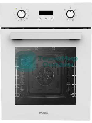 Духовой шкаф электрический Hyundai HEO 45411 WG белый стекло