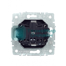 Розетка 1-местная IEK BRITE 16А РС14-1-0-БрМ с заземлением, с защитными шторками, 16А, маренго