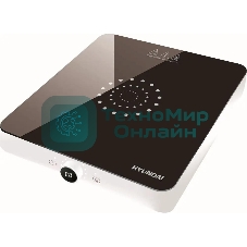 Плита настольная электрическая Hyundai HYC-0105 белый стеклокерамика