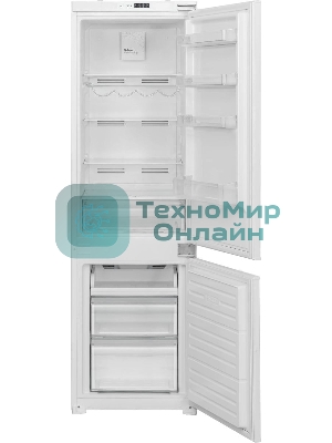 Встраиваемый холодильник Hyundai HBR 1784 2-хкамерн. белый