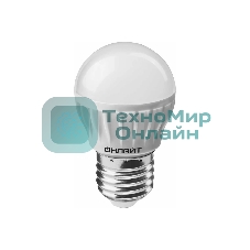 Лампа светодиодная ОНЛАЙТ 61138 OLL-G45-6-230-6.5K-E27