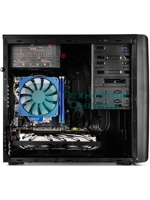 Компьютерный корпус Deepcool SMARTER, mATX/mini-ITX, без БП, 1x USB 3.0, 1x USB 2.0.