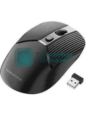 Мышь беспроводная BOROFONE (6974443382990) BG5 черный