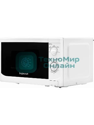 Микроволновая печь HOME HMM207AW белый, 20 л, 700 Вт, переключатели - поворотный механизм
