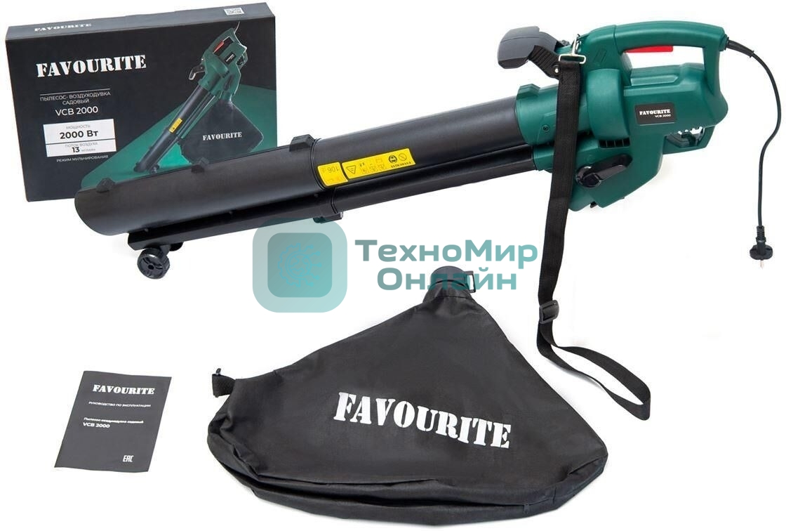 Пылесос-воздуходувка садовый FAVOURITE VCB 2000