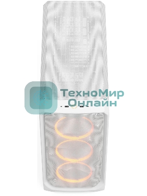 Корпус Fractal Design Meshify 3 XL White RGB TG Clear Tint, Midi-Tower, белый, 3 x 140 мм