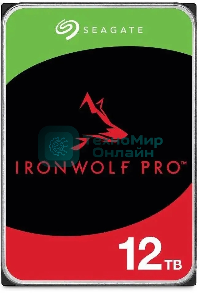 Жесткий диск Seagate SATA-III 12Tb ST12000NT001 NAS Ironwolf Pro 512E (7200rpm) 256Mb 3.5
