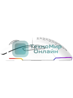 Мышь беспроводная Oklick 900GMW белый, 26000 dpi, радиоканал, Bluetooth, USB, кнопки - 6