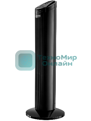 Колонный вентилятор BRAYER BR4958BK, механ.упр.,пульт ДУ,вращение90°,мощ-ть50Вт,защита от перегрева