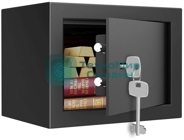 Сейф Deli Srock ET560 170x230x170мм ключевой