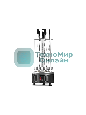 Шашлычница электрическая BQ BBQ1000 черный/стальной