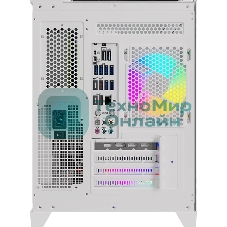 Компьютерный корпус AeroCool/Formula Crystal Z9ML Floe белый без БП mATX 4x120мм 2xUSB 3.0 1xUSB3.1 audio bott PSU