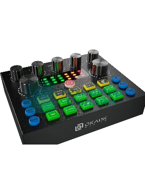 Микрофон проводной Оклик SM-600G 2.5м черный