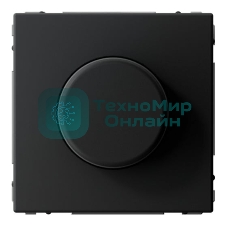 Светорегулятор поворотно-нажимной (диммер) ArtGallery LED RC 400Вт механизм карбон SE GAL001023