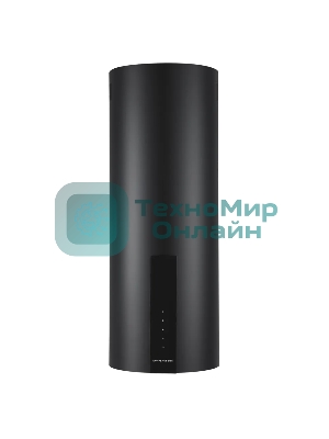 Вытяжка Kuppersberg, цилиндрическая, настенная, 35 см, сенсорное управление, таймер, отвод/рециркуляция, 3 скорости, производительность 850 м3/ч, LED освещение, обратный клапан, уровень шума 68 дБ, угольный фильтр CF110 (опция), цвет черный