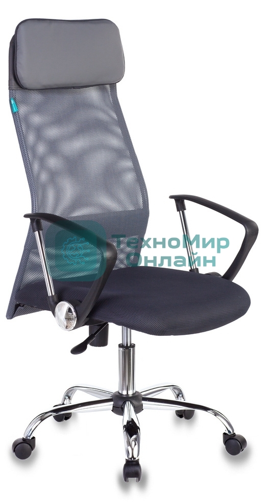 Кресло Бюрократ KB-6N/SL/DG/TW-12 TW-04 TW-12 серый, сетка