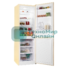 Холодильник Nordfrost NRB 162NF ME бежевый мрамор двухкамерный 205/105 л морозилка снизу