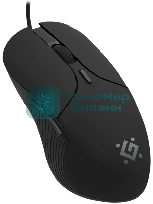 Мышь проводная Defender Oria GM-178 черный, 3600 dpi, USB, кнопки - 6